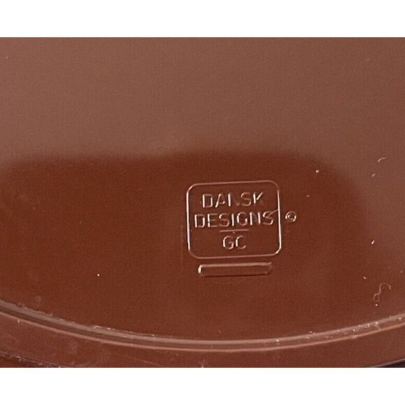 Dansk Designs Divided Serving Tray Brown Gunnar Cyren Melamine Vintage MCM - Picture 3 of 3